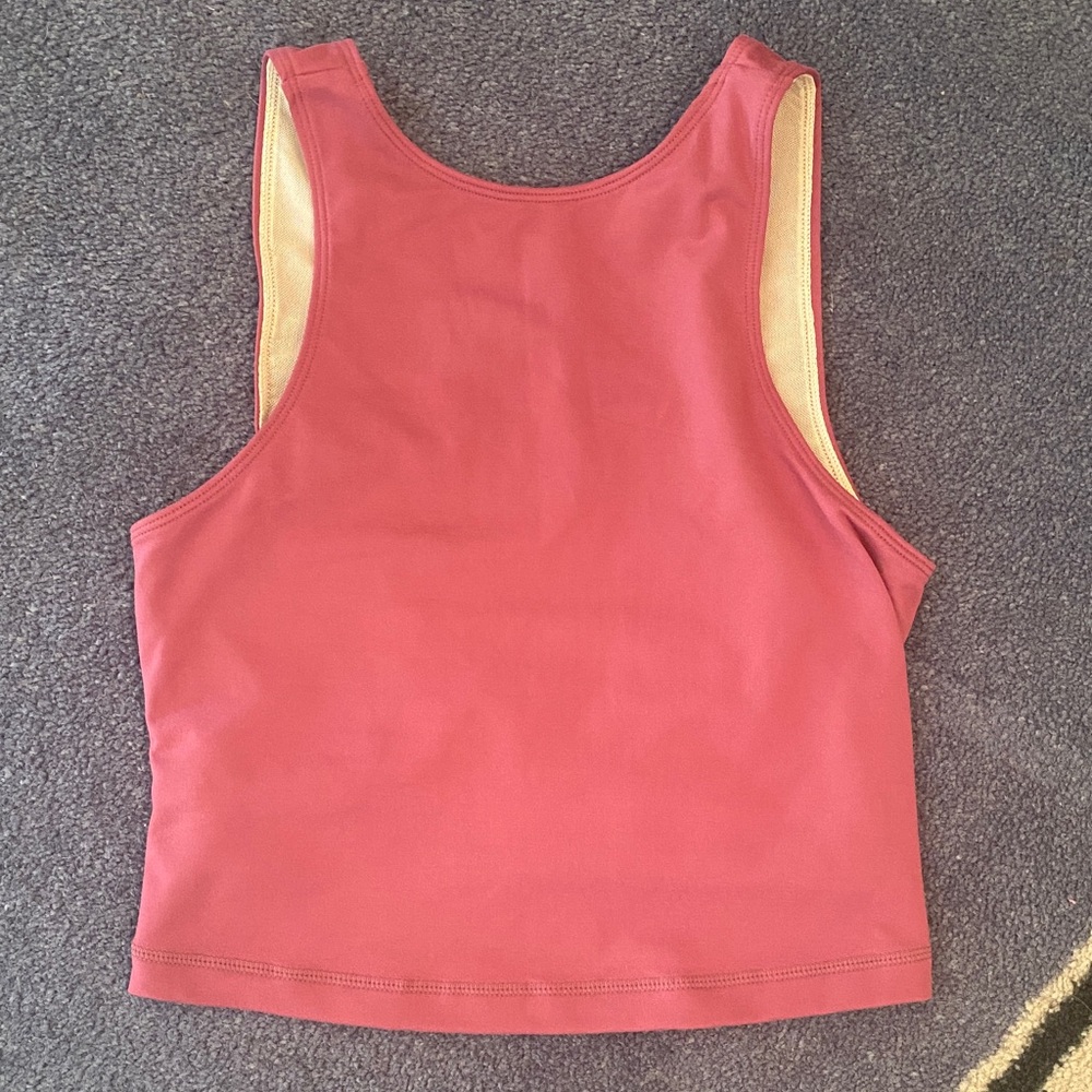 Wondery Outdoors Chuparosa 2.0 Pink High Neck Crop Top Tank Top Small